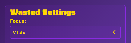 VTuber Controls Example